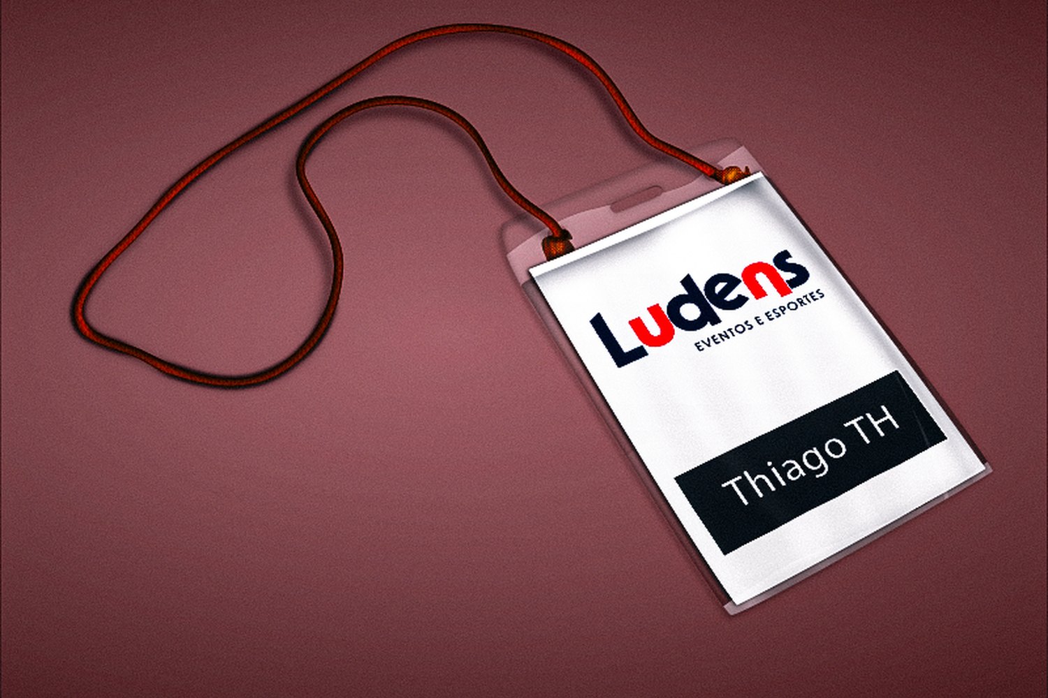 Crachá de identificação da equipe Ludens